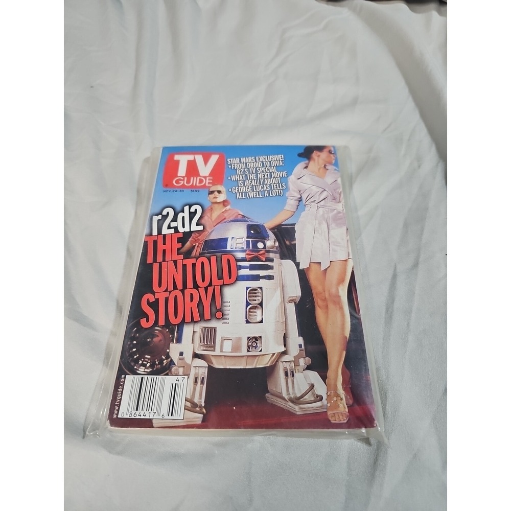 TV Guide Nov 24 2001‎ - Star Wars' R2D2, The Untold Story - Orlando ed